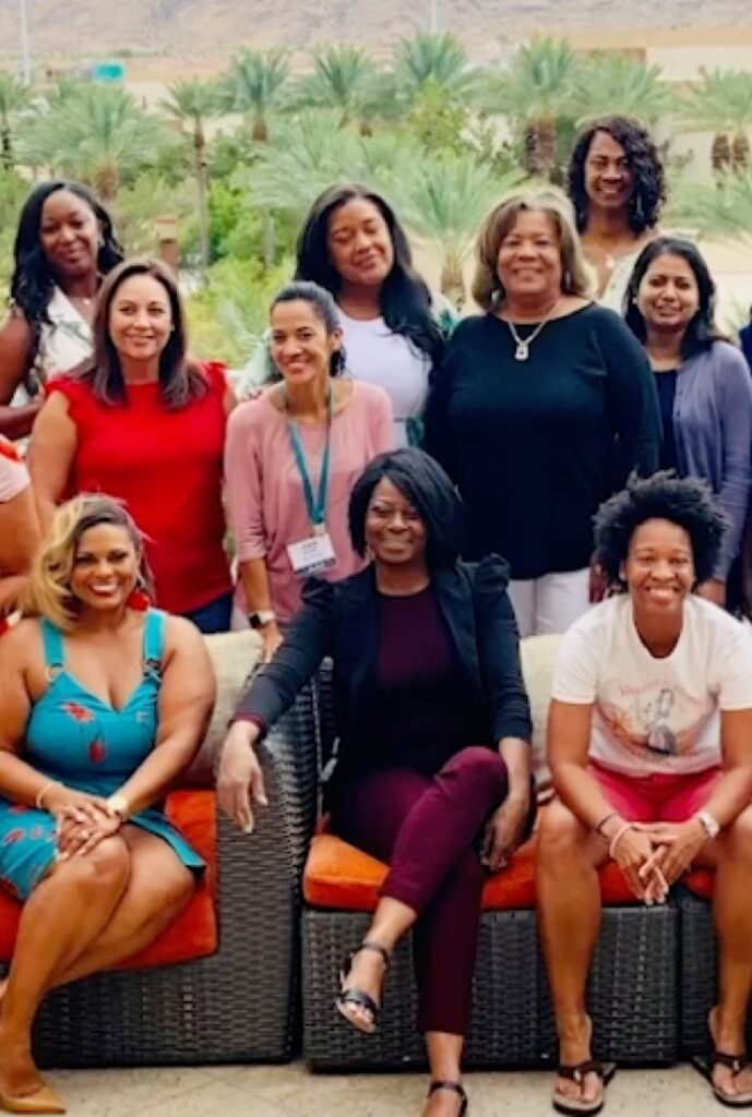 Group photo of members of Woman of Color employee resource group